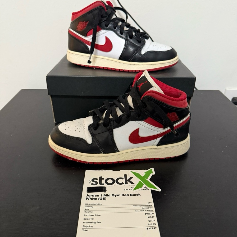 Nike Red and Black Sneakers